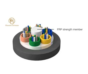 איכות גבוהה בשימוש עבור סוג אחר כבל אופטי זכוכית כבל סיב אופטי frp חבר כוח מרכזי
