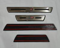 Protector de Umbral de Puerta Lateral para Hilux Revo Rogue Rocco 2016-2023 GR, Barra Protectora de ABS con Superficie de Aluminio