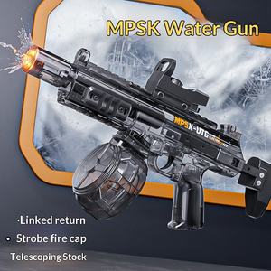 Nouveau modèle <span class=keywords><strong>MP5K</strong></span> Pistolet à eau électrique en plastique, tir automatique continu, recharge rapide, pour le Festival de l'eau 2026, boîte couleur - Product Image 3