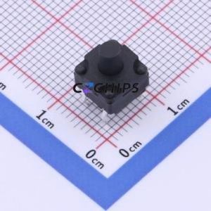 TS-1012-A12B3-D2 Tactile Switch Through hole Component (THT)-4P,8x8mm Switch Single Pole Single Throw Round Button 2.5N 8mm - Product Image 1
