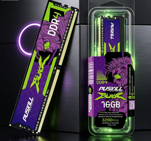 Mémoires RAM PUSKILL DDR4 16 Go 32 Go UDIMM 2666 3200 MHz CL19 CL22 pour Samsung RAM PC Performance RAM en gros - Product Image 1