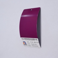 Poudre de revêtement UV violet bonbon, résistante aux produits chimiques, époxy pour meubles et automobile, pulvérisation, Chine