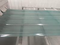 Feuille de toiture en fibre de verre ondulée, feuille de toiture en FRP flexible, feuille transparente en fibre de verre, vente chaude