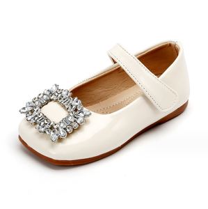 Zapatos Planos Mary Jane para Niñas Pequeñas con Hebillas Metálicas, Zapatos de Vestir Elegantes para Niñas - Product Image 1