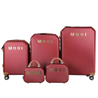Ensemble de valise à roulettes de voyage de luxe de l'usine chinoise dernier modèle de bagages antivol durables et élégants vente en gros