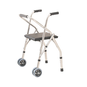 Andador Ortopédico Ajustable Personalizado <span class=keywords><strong>con</strong></span> Ruedas de Aluminio, Plegable, para Rehabilitación y Movilidad - Product Image 1