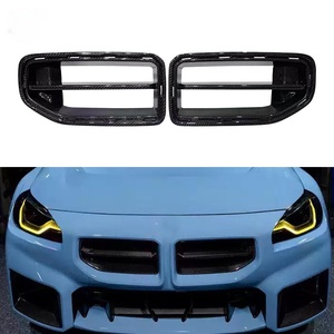 <span class=keywords><strong>Grille</strong></span> en fibre de carbone de haute qualité pour <span class=keywords><strong>BMW</strong></span> Série 2 M2 G87, mise à niveau vers le style MP Sport, <span class=keywords><strong>grille</strong></span> <span class=keywords><strong>d</strong></span>'<span class=keywords><strong>aération</strong></span> avant pour pare-chocs, kits Bofy - Product Image 1