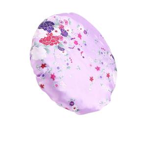 หมวกคลุมผมซาตินสำหรับผู้หญิงผมหยิกขนาดใหญ่พิมพ์ลายสไตล์แอฟริกัน - Product Image 3