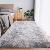 Tapis modernes en peluche de luxe FIGOO, fabriqués à la machine, pour salon, chambre et salle à manger - Convient aux animaux domestiques, antidérapant
