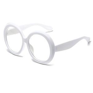 Montature per <span class=keywords><strong>occhiali</strong></span> trasparenti rotonde di grandi dimensioni per le donne alla moda per Computer <span class=keywords><strong>occhiali</strong></span> ottici trasparenti - Product Image 4