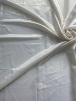 Blanc en gros 100% Polyester écologique fleur Jacquard soie tissu Organza Lurex avec finition métallisée pour les robes des filles