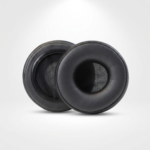 For ATH ESW9 Headphone Cushions Wholesale Audio Technica Premium <b>Protein</b> Skin Black Bulk Supply Over Ear Pads Replacement - Product Image 3