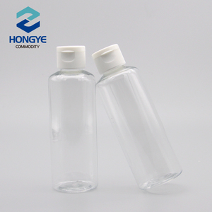 Redonda <span class=keywords><strong>de</strong></span> 150 ml <span class=keywords><strong>de</strong></span> <span class=keywords><strong>reciclaje</strong></span> <span class=keywords><strong>de</strong></span> plástico transparente botellas <span class=keywords><strong>de</strong></span> <span class=keywords><strong>PET</strong></span> con tapa Flip Top para cosméticos - Product Image 4
