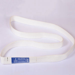 1T 화이트 폴리 에스터 플랫 끝없는 파이프 리프팅 웨빙 슬링 - Product Image 3