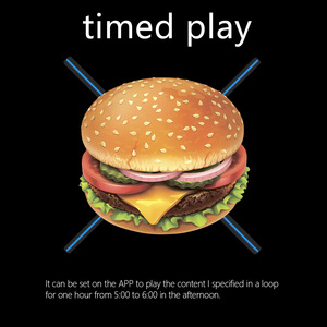 Missyou High Tech 20.5 "รวมรีโมทบลูทูธสำหรับแสดงโฆษณาโฮโลแกรมโปรเจคเตอร์3D พัดลมโฮโลแกรมสำหรับคริสต์มาส - Product Image 3