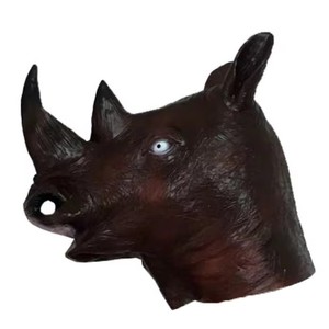 HH-0610 Juguetes de Broma, Máscara de <span class=keywords><strong>Rinoceronte</strong></span> de Látex para Halloween - Product Image 3