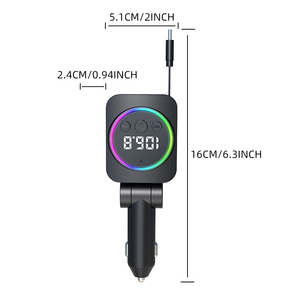 ที่ชาร์จใน<span class=keywords><strong>รถ</strong></span>ยนต์แบบเร็<span class=keywords><strong>ว</strong></span>พิเศษ 100W PD สำหรับแล็ปท็อปและโทรศัพท์มือถือ ใช้งานร่<span class=keywords><strong>ว</strong></span>มกับหั<span class=keywords><strong>ว</strong></span>เว่ย เสี่ยวมี่ อะแดปเตอร์จ่ายไฟที่ช่องจุดบุหรี่ - Product Image 1