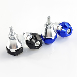 Cubiertas Decorativas para Tornillos de Motocicleta Qiangye, Universales para Placas de Matrícula, en Negro, Azul y Plateado, Accesorios de Modificación - Product Image 1