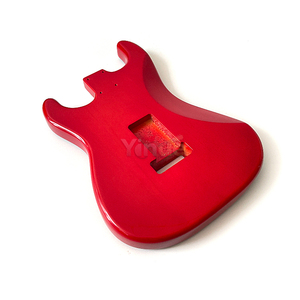 Cuerpo de guitarra SSS ST de arce flameado <span class=keywords><strong>Sunburst</strong></span> con acabado brillante y cuerpo de tilo para construcción de guitarras, ideal para dropshipping. - Product Image 2
