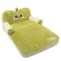 Canapé-lit pour animaux de compagnie, motif dessin animé, pour chat et chien, épaisseur 6,5 cm, tapis de couchage en peluche douce, mobilier pour chiot et chat, housse amovible, vente en gros