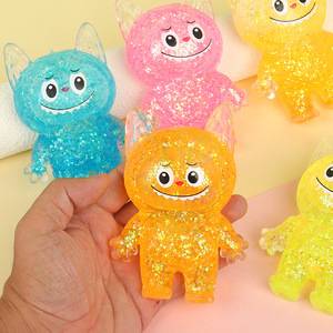 Juguete Antiestrés <span class=keywords><strong>de</strong></span> Maltosa con Sonido, <span class=keywords><strong>Monstruo</strong></span> Pequeño, <span class=keywords><strong>de</strong></span> Rebote Lento, para Niños, Superventas - Product Image 3