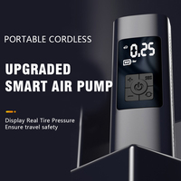 Compresseur d'air sans fil à remplissage rapide, gonfleur de pneus automatique 12V DC, pompe à air portable avec affichage numérique de la pression pour pneus de voiture et articles gonflables
