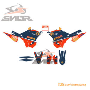 SNOR Kit de Calcomanías de <span class=keywords><strong>Vinilo</strong></span> de Gran Venta <span class=keywords><strong>para</strong></span> Motocicletas de Carreras KTM, Gráficos y Adhesivos Plásticos Autocollants - Product Image 2