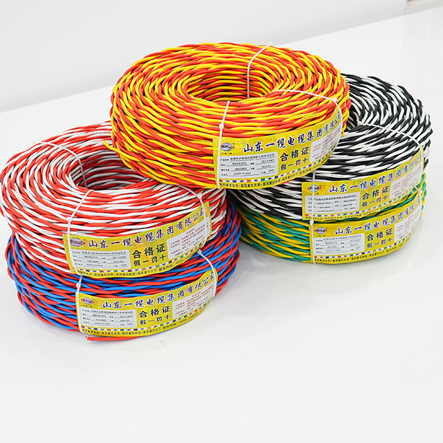 RVS Twisted Wire Copper Conductor PVC Insulated Flame Retardant for Fire Alarm Home Lighting Audio System 300/500V CE Certified