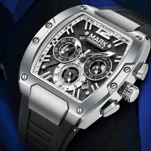 Luxury Man Wristwatch Waterproof Luminous Chronograph Watch For Men Stainless Steel Men's Quartz Watches