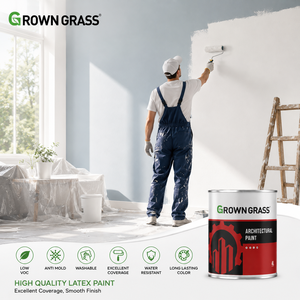 Pintura Acrílica para Interiores/Exteriores GROWN GRASS, Revestimiento Líquido con Dióxido de Titanio, Excelente Resistencia a las Manchas, Acabado Mate - Product Image 1