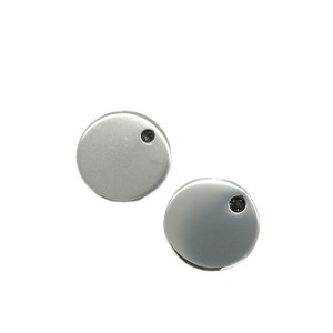 Stainless Steel Round Disc Pendant DIY Jewelry Accessories Smooth Gold Rose Gold <b>Small</b> Tag <b>Necklace</b> Bracelet Chain Component - Product Image 5