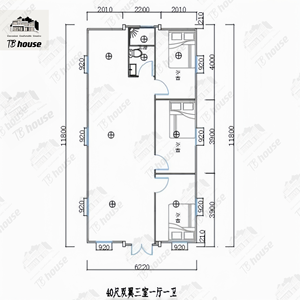 2024 nuevo estilo 20 pies 30 pies 40 pies casa contenedor plegable casa contenedor expandible - Product Image 6