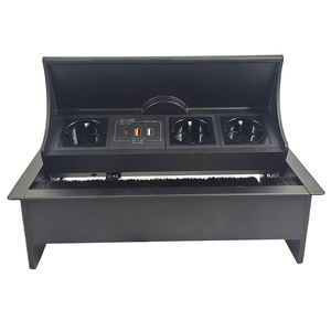 High Quality EU <strong>Socket</strong> Supports 110V-250V Embedded Table <strong>Socket</strong> <strong>With</strong> 2 USB 1 Type C Fast Charger for Office - Product Image 1