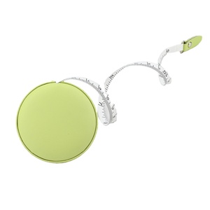 Qiao-ruban à <span class=keywords><strong>mesurer</strong></span> rond en cuir PU, mini-mètre de 1.5m, logo personnalisable, règles de mesure pour cadeau, usine chinoise - Product Image 1
