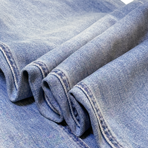 <span class=keywords><strong>Jean</strong></span> en denim décontracté pour <span class=keywords><strong>femme</strong></span>, coupe droite, taille haute, longueur intégrale, délavé aux enzymes - Product Image 5