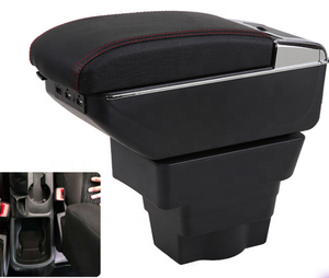 Accoudoir de la Console centrale USB, boîte de rangement pour voiture, nouveau design, couleur noire, pour <span class=keywords><strong>Peugeot</strong></span> 2020, <span class=keywords><strong>208</strong></span> - Product Image 5