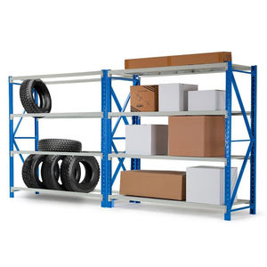 رف معدني للمستودعات في منتصف الخدمة بدون بولر ، w x 60 d x ox ah رف & units - Product Image 1