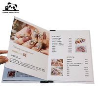 Reliure parfaite, durable, agrafée à l'extérieur, avec vis, estampage à chaud or, personnalisable, couverture de livre en carton rigide, couverture de menu en cuir pour