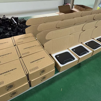 SHUNXIANG Barrera de Radar Inalámbrica de 80 GHz con Protección Anti-impacto IP65, Motor con Acabado Cepillado, Bluetooth y Depuración por APP, Recta