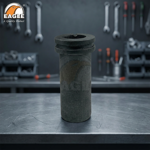 Kit de fournitures pour la fabrication de bijoux : Creusets cylindriques en graphite Eagle avec collier de remplacement 25.19CP200 pour la fusion de l'or et de l'argent, 0,460 kg - Product Image 2