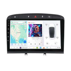 MEKEDE DUDU7 12G + 512G Car-play Car Audio Radio Navegación GPS 2K Pantalla Reproductor multimedia Android <span class=keywords><strong>Auto</strong></span> para <span class=keywords><strong>Peugeot</strong></span> <span class=keywords><strong>408</strong></span> - Product Image 1