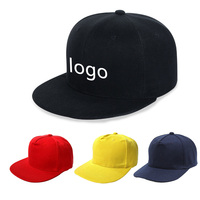 Gorra de Béisbol Snapback Plana de 5 Paneles, 100% Poliéster, Estilo Urbano, Deportiva, para Exteriores, con Logotipo Personalizado Bordado, Venta al Por Mayor