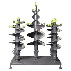Moteur hydraulique pour accessoires d'excavatrice avec tarière, utilisable avec des forets de roche pour la construction de pieux - Product Image 4