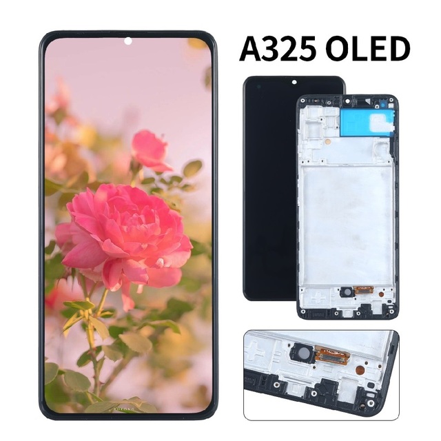 Wholesale Mobile Phone Lcd Display for samsung A32 Display Original A325 Touch Screen Replacement for samsung A32 Lcd with Frame