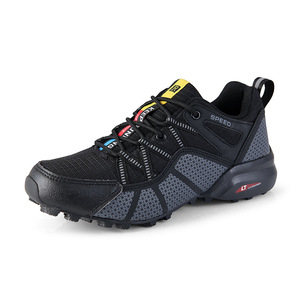 Chaussures de randonnée, empeigne en mesh, semelle extérieure en caoutchouc, respirantes, unisexes, toutes saisons, bout rond, semelle intermédiaire en EVA - Product Image 1