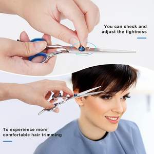 Tijeras de Peluquería Profesionales Obexa OBS-3994 para Cabello Fino, para Diestros, 6.5 Pulgadas, Acero Inoxidable, Cuchillas Afiladas - Product Image 5