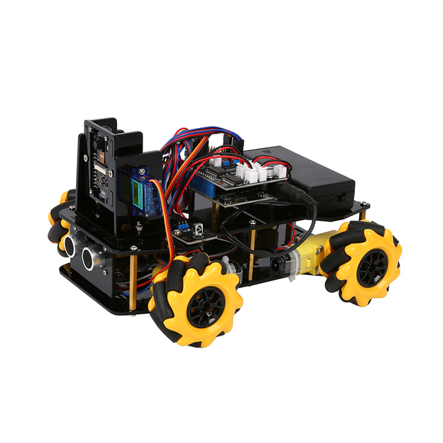ACEBOTT With Camera Robot Car Starter Kits Toys Stem Education Programming DIY 4WD APP WIFI Control Smart Robot Kit for Arduino