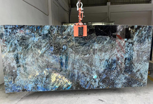 Carreaux <span class=keywords><strong>de</strong></span> sol en <span class=keywords><strong>granit</strong></span> naturel, <span class=keywords><strong>granit</strong></span> bleu Labradorite Lemurian pour panneaux muraux et carreaux <span class=keywords><strong>de</strong></span> sol - Product Image 2