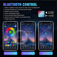 Kit de Luces Inferiores para Camiones y Vehículos Todoterreno, Diseño Mejorado, Modo Música, 108, 144, 180 Luces, Mayor Rango de Iluminación