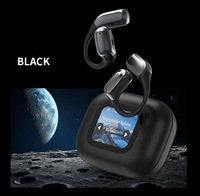 Écouteurs sans fil A16 Mini PRO à oreille ouverte avec écran OLED, ANC, écran tactile, crochet d'oreille et traducteur IA pour le sport